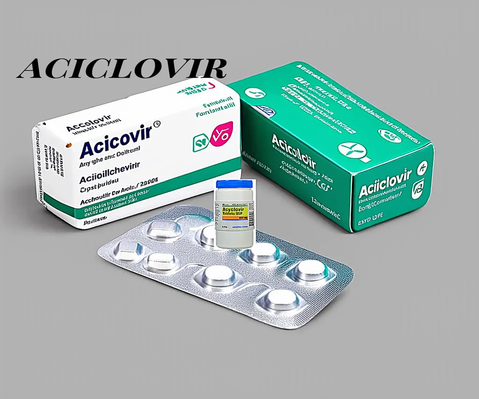 Aciclovir tabletas generico